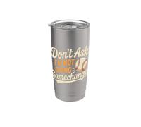 Don't Ask I'm Not Doing Gamechanger Baseball Puns - Stainless Steel Insulated Tumbler