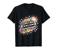 Don't Ask I'm Not Doing Gamechanger Baseball Puns |- Value Graphic T-Shirt, Men, Black, L