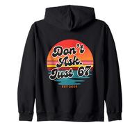 Don't Ask Just 67 Funny Six Seven Meme Retro Design Zip Hoodie