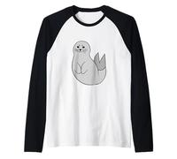 Don't Be A Clapping Seal Raglan Baseball Tee