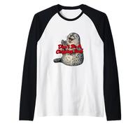 Don't Be A Clapping Seal Raglan Baseball Tee