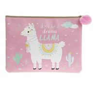 'Don't Be A Drama Llama' Pink Clutch Bag