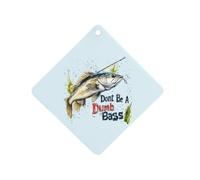 Dont Be A Dumb Bass Air Freshener Hanging Car Incense Chip Diffuser Scented Decor for Car Home