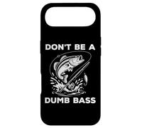 Don't Be A Dumb Bass Funny Fish Fishing Case for iPhone Air