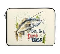 Dont Be A Dumb Bass Laptop Sleeve 13inch Travel Carrying Case Protective Portable Computer Bag