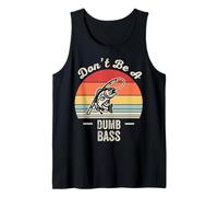 Don't Be A Dumb Bass Vintage Fishing Tank Top