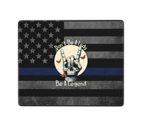 Don'T Be A Lady Be A Legend Mouse Pad Stitched Edge Mousepads Non-Slip Mouse Pads For Work Gaming Office 25X30Cm
