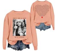 Don't Be A Lady Be A Legend Sweatshirt, Women Sweat Shirt Men Long T-Shirt Orange