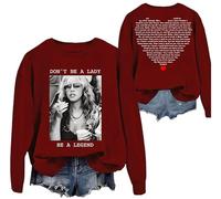 Don't Be A Lady Be A Legend Sweatshirt, Women Sweat Shirt Men Long T-Shirt Wine