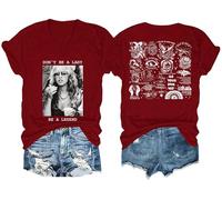 Dont Be A Lady Be A Legend T-Shirt, Funny Vintage Rock Band Unisex Print Shirt