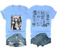 Dont Be A Lady Be A Legend Tshirt Dont Be A Lady Be A Legend Shirt for Women V-Neck Carolina Blue