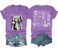 Dont Be A Lady Be A Legend Tshirt Dont Be A Lady Be A Legend Shirt for Women V-Neck Light Purple