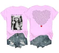 Dont Be A Lady Be A Legend Tshirt, Vintage Rock Legend V Neck T-Shirt Women Men Shirt