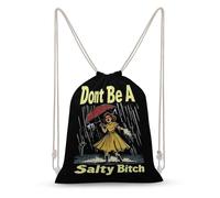 Don't Be A Salty Bitch Canvas Drawstring Bags Gym Backpack Sports Rucksacks Casual Daypacks