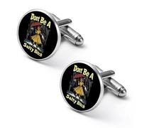 Don't Be A Salty Bitch Cufflinks for Men Women Cuff Links Tuxedo Shirt Personalised Printed Jewelry Accessories
