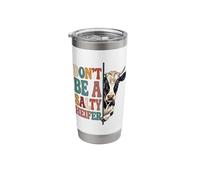 Don't Be A Salty Heifer Funny Cow Stainless Steel Insulated Tumbler