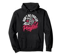 Don't Be Fooled By The Ponytail Martial Arts Girl Pullover Hoodie