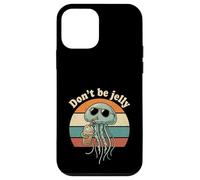 Don't Be Jelly Jellyfish Retro Vintage Sunset Funny Pun Case for iPhone 12 mini