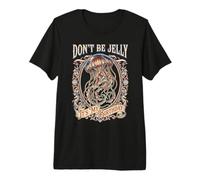 Dont Be Jelly My Birthday Vintage Jellyfish Nautical Pun Premium T-Shirt