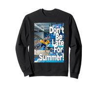 Don't Be Late For Summer ! - Pool Jump Funny Meme Humor Sweatshirt