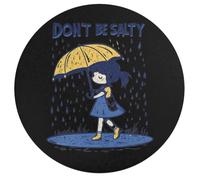 Don't Be Salty Round Wooden Puzzle Letter on Back