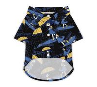 Don't Be Salty Summer Hawaiian Dog Shirt Breathable Pet T-Shirts for Small Medium Large Dogs Cats