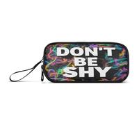 Don't Be Shy Nylon Pencil Bags for Kids Large Capacity School Pencil Case Stationery for High School Teens