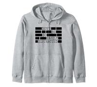 Don't Be So Easily Distracted Anti Government Redacted Files Zip Hoodie