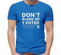 Don't Blame Me I Voted Tory - Mens T-Shirt - Royal Blue - XXL