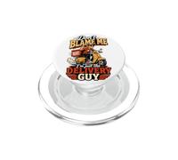 Don't Blame Me I'm Just the DELIVERY GUY Retro Humor PopSockets PopGrip for MagSafe