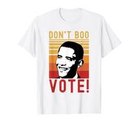Don't Boo Vote Democratic Obama Speech Value Graphic T-Shirt, Men, White, L
