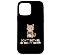 Dont Bother Me Right Meow Cat Gamer Funny Case for iPhone 13 Pro Max