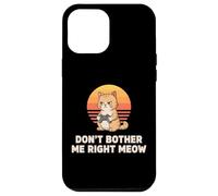 Dont Bother Me Right Meow Cat Gamer Retro Case for iPhone 12 Pro Max