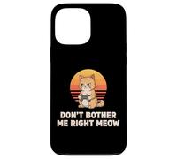 Dont Bother Me Right Meow Cat Gamer Retro Case for iPhone 13 Pro Max