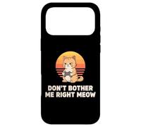 Dont Bother Me Right Meow Cat Gamer Retro Case for iPhone 17 Pro Max