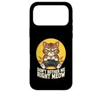 Dont Bother Me Right Meow Funny Cat Gamer Kawaii Gaming Case for iPhone 17 Pro Max