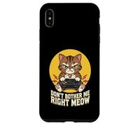 Dont Bother Me Right Meow Funny Cat Gamer Kawaii Gaming Case for iPhone XS Max