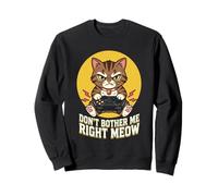 Dont Bother Me Right Meow Funny Cat Gamer Kawaii Gaming Sweatshirt
