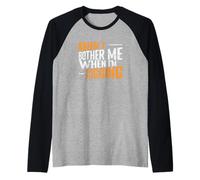 Don't Bother Me When I'm Jogging Raglan Baseball Tee