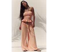 Don't Call Me Pant Set by free-est at Free People in Peach Wash, Size: Small - female