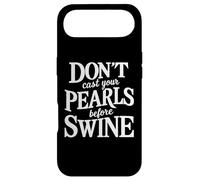 Dont Cast Your Pearls Before Swine Bible Verse Scripture God Case for iPhone Air