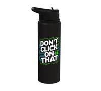 Don't Click On that Cybersecurity Lock Stainless Steel Insulated Water Bottle