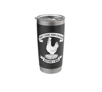 Don't Count Your Chickens Before I Win Chicken Game Fun Stainless Steel Insulated Tumbler