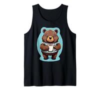 Don't Dare Poke The Bear Before Coffee Grumpy Morning Tank Top