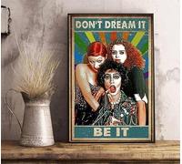 Don'T Dream It Be It Funny Vintage Metal Sign Poster 8X12 Inches