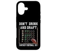 Dont Drink and Draft - Funny Fantasy Football Party Case for iPhone 17