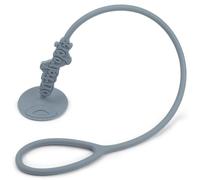 Don't Drop It ® Silicone Suction Cup Strap to Keep Cups, Bottles, Toys, and More from Hitting The Floor (Dusty Blue)