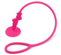 Don't Drop It ® Silicone Suction Cup Strap to Keep Cups, Bottles, Toys, and More from Hitting The Floor (Neon Pink)