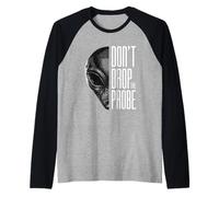 Don't Drop The Probe Funny Alien Pun Sci-Fi Raglan Baseball Tee