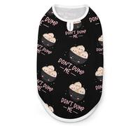 Don't Dump Me Dumpling Dog Shirts Pet Costmes Sleeveless Puppy Tank Cat Clothes Top Vest
